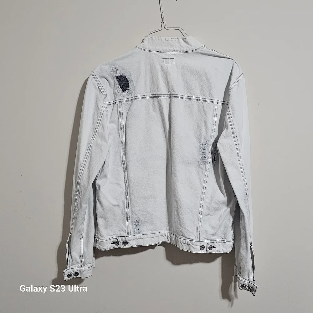 Hudson White Jean Jacket - Picture 6 of 6